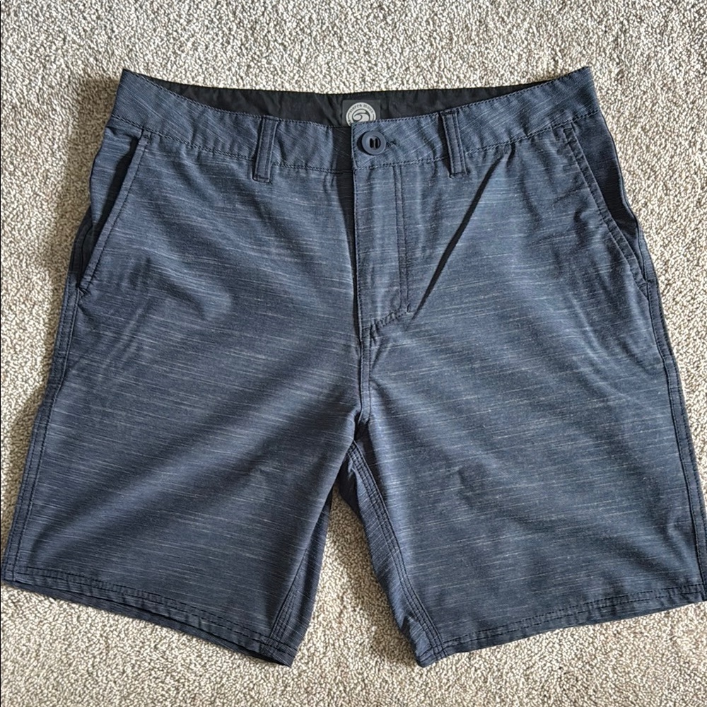 Men's Navy Hybrid Shorts